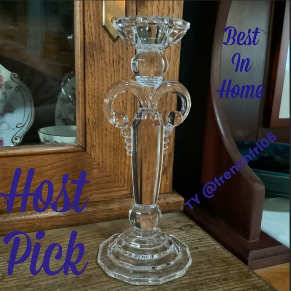 Vintage Crystal Candle Holder - Picture 7 of 11